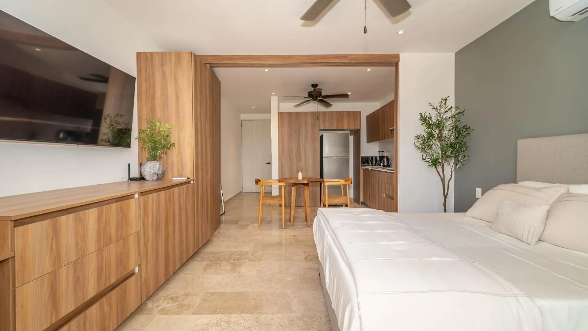 Tatil Evi Lux Studio With Private Balcony, Rooftop Pool, Gym Tulum