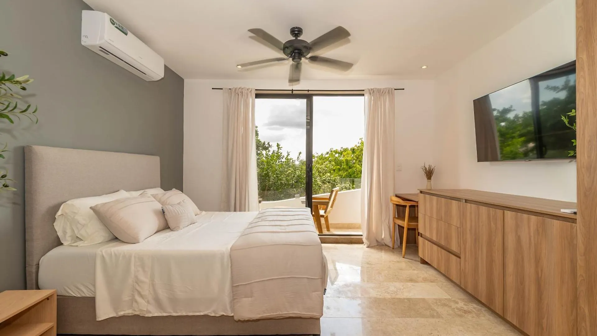 Tatil Evi Lux Studio With Private Balcony, Rooftop Pool, Gym Tulum Meksika