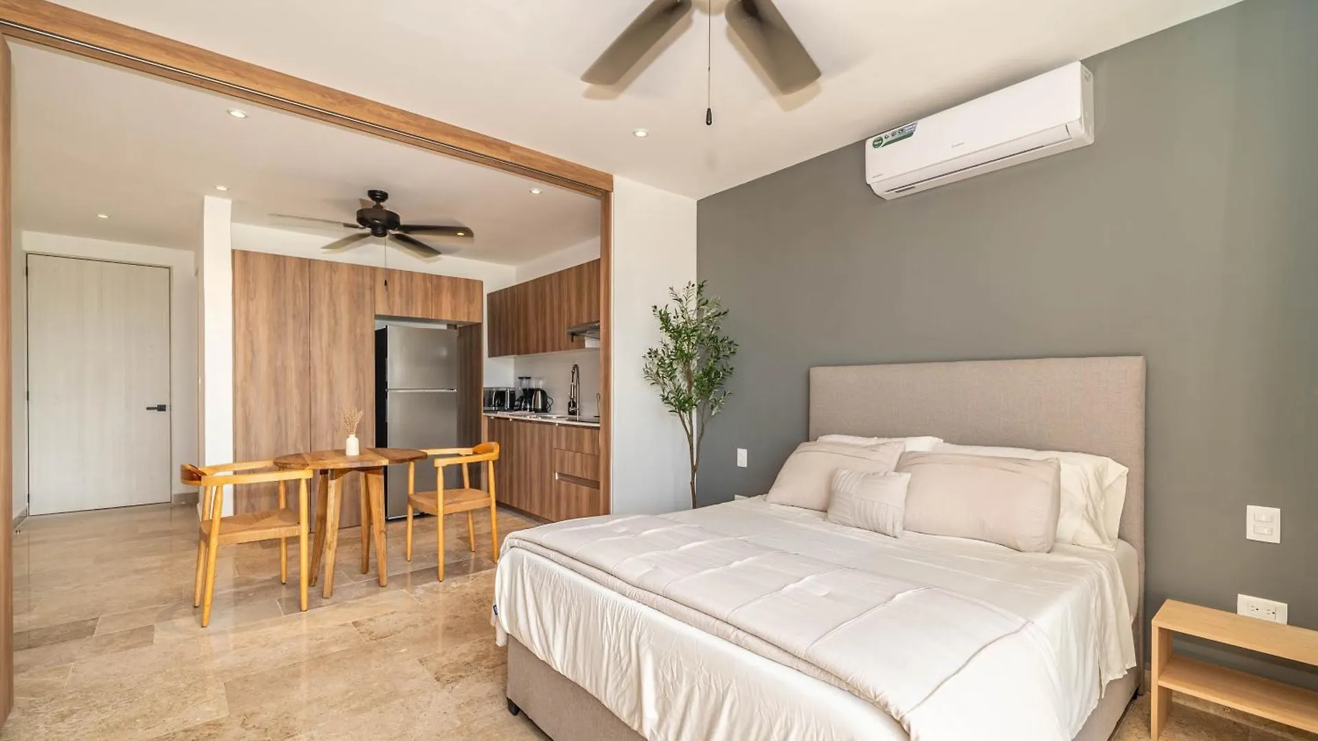 Tatil Evi Lux Studio With Private Balcony, Rooftop Pool, Gym Tulum Meksika