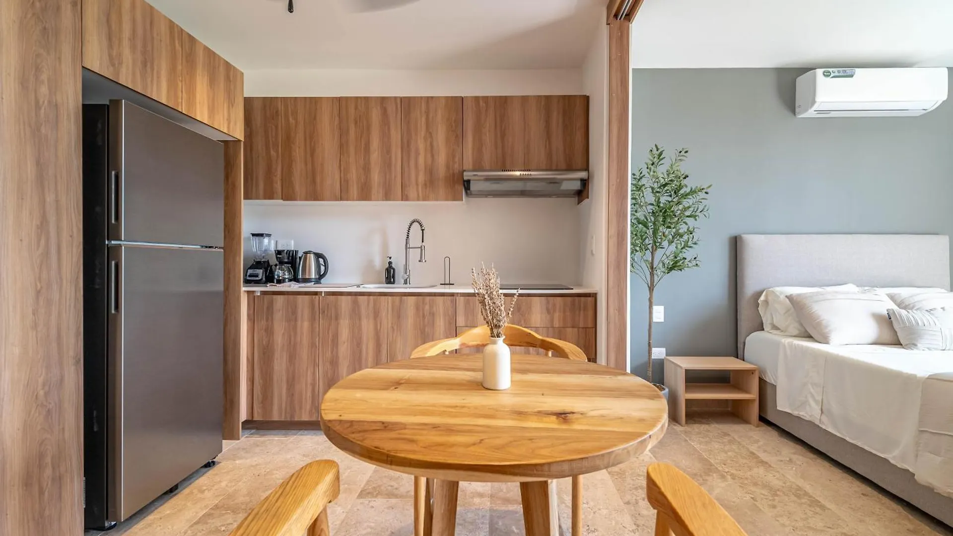 Tatil Evi Lux Studio With Private Balcony, Rooftop Pool, Gym Tulum Meksika